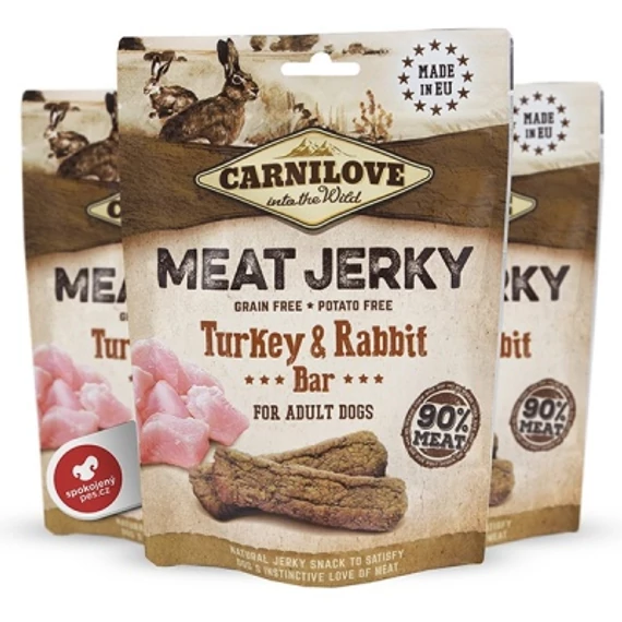 Carnilove Jerky Snack nyúl & pulyka 100 g