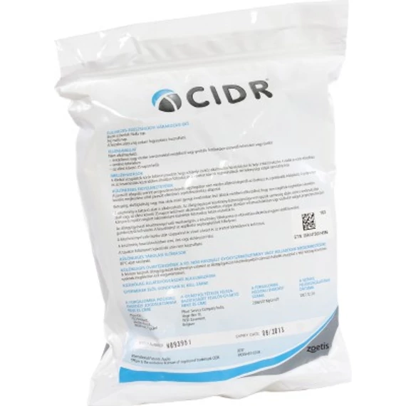 CIDR 1,38g hüvelyi gyógyszerleadó rendszer tehenek részére