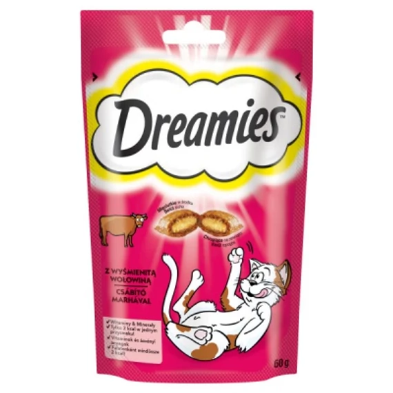 Dreamies jutalomfalat macskák számára marhahússal 60 g