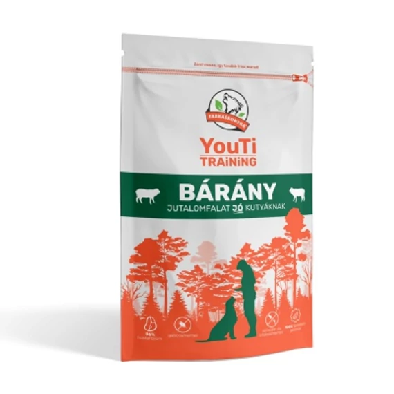 Farkaskonyha YouTi Training jutalomfalat bárányos ízesítésben 100 g