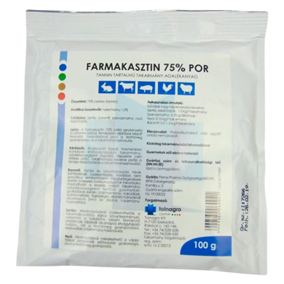 Farmakasztin 75% por 100 g