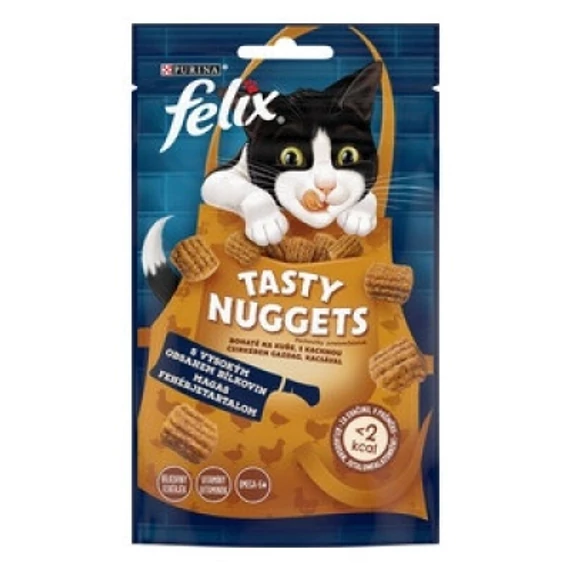 Felix Tasty Nuggets jutalomfalat - csirke, kacsa 50 g