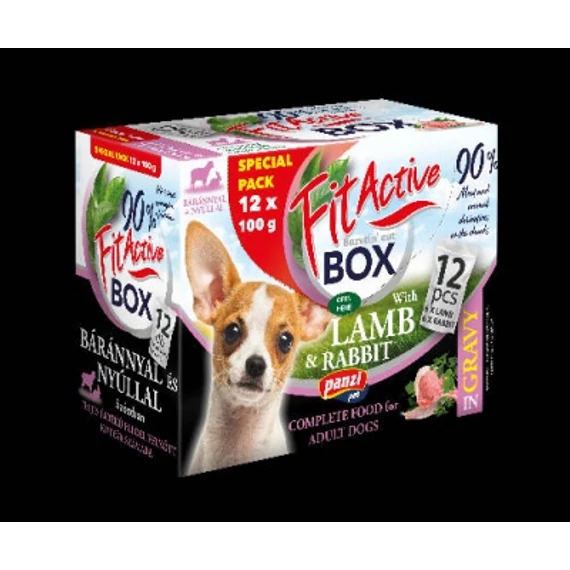 FITACTIVE DOG FITABOX BÁRÁNY&NYÚL12X100G