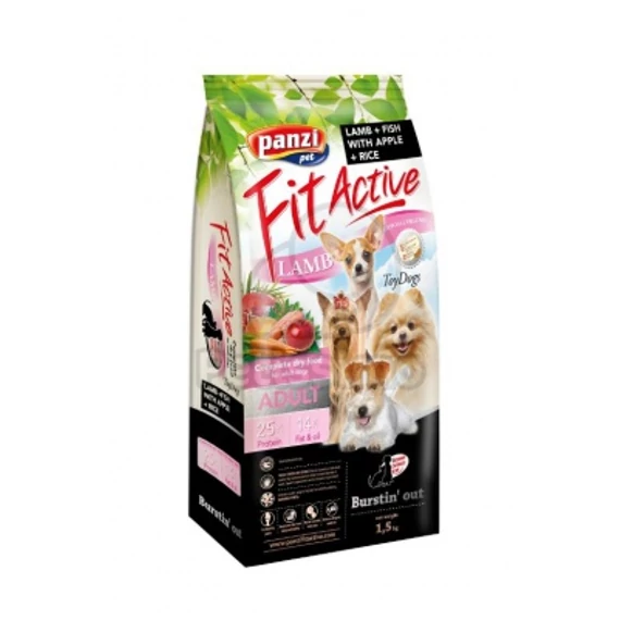 FitActive Hypoallergenic ToyDogs Lamb, Fish & Apple, Rice 1.5 kg