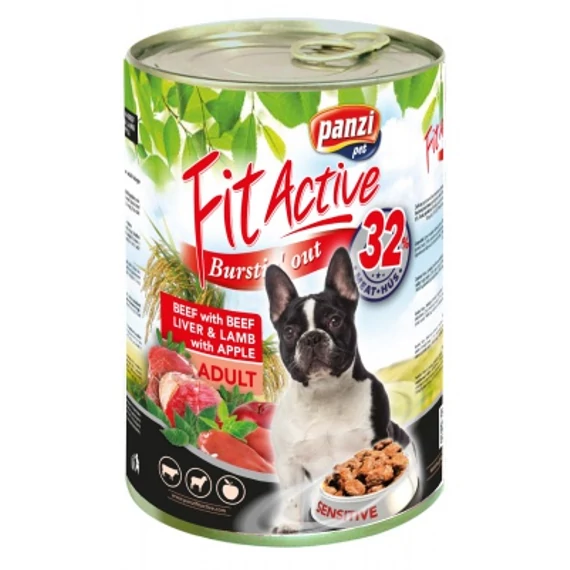 FitActive Sensitive RedBomb konzerv kutyáknak 415 g