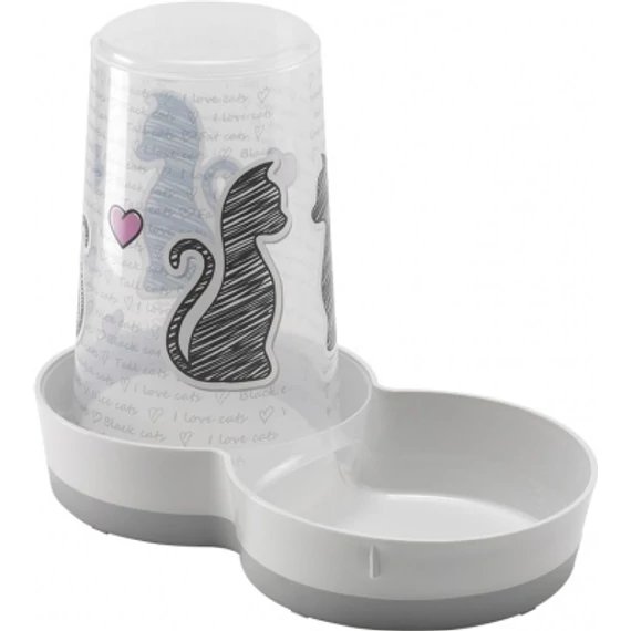 Flamingo automatikus etető és itató - macska 1500 ml