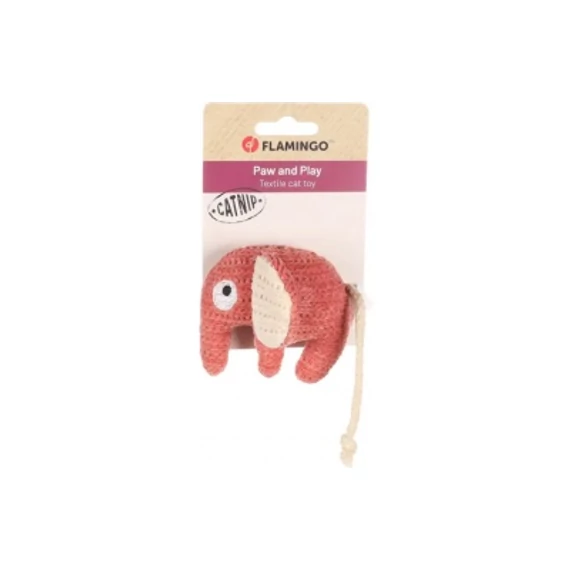 Flamingo Blaro elefánt macskajáték Piros - 8.5 x 5 x 7 cm