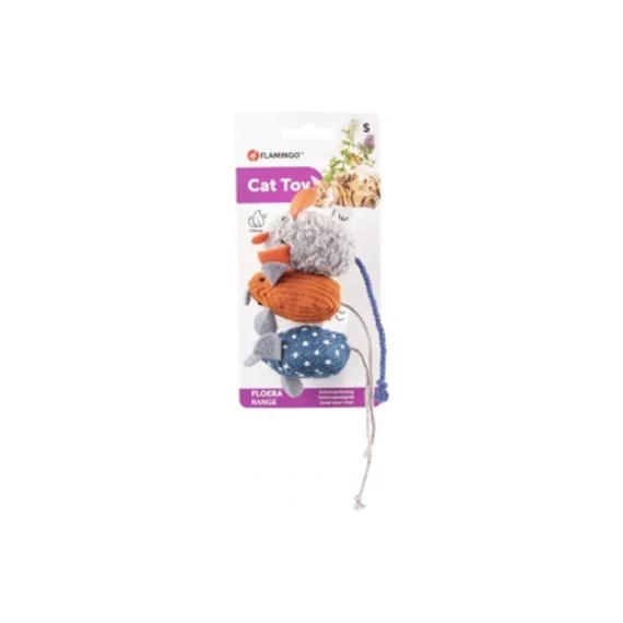Flamingo Floera játék egér macskáknak 16 cm