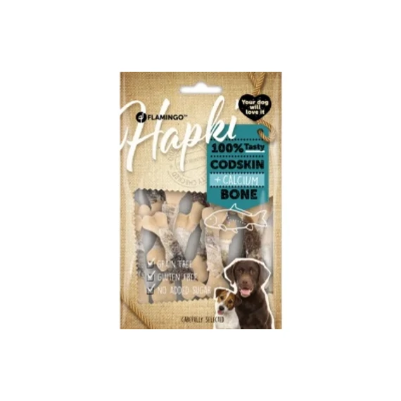 Flamingo Hapki Snack - csontok halbőrrel 85 g
