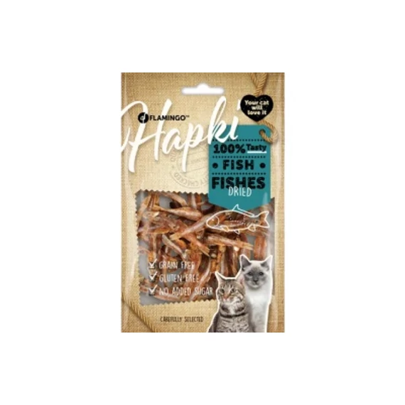 Flamingo Hapki szárított hal snack macskák számára 50 g