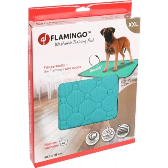 Flamingo kutyapelenka - zöld 115 cm x 68.5 cm x 0.3 cm