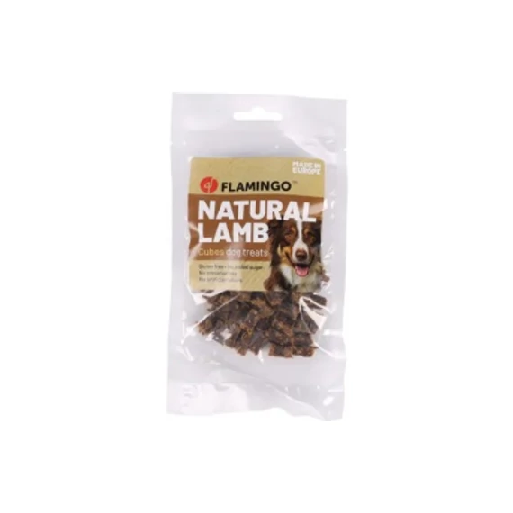 Flamingo Nature Snack - kockázott bárány 80 g