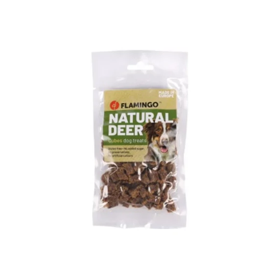 Flamingo Nature Snack - kockázott szarvas 80 g