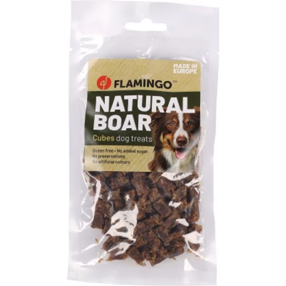 Flamingo Nature Snack - kockázott vaddisznó 80 g