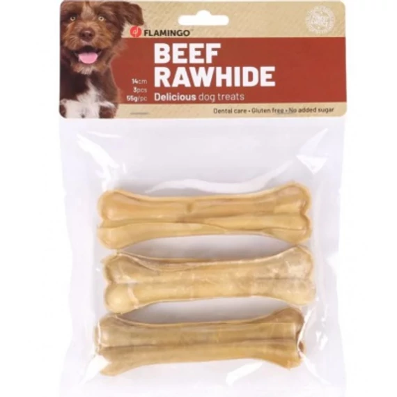 Flamingo Rawhide Premium - préselt csont 3 x 55 g