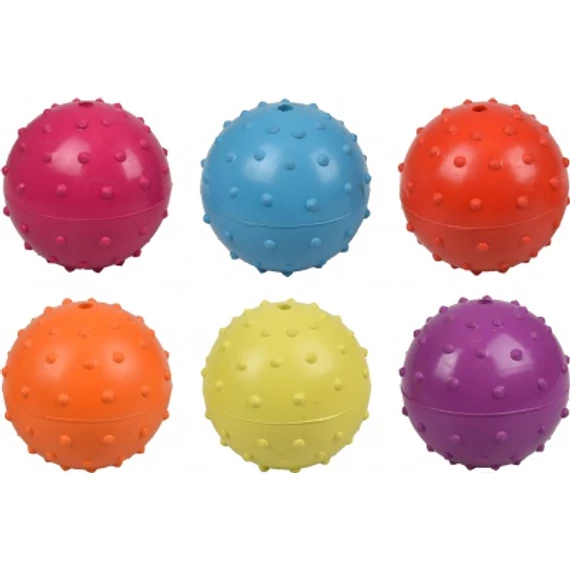 Flamingo Rubber Ball - gumilabda csengővel vegyes 7 cm