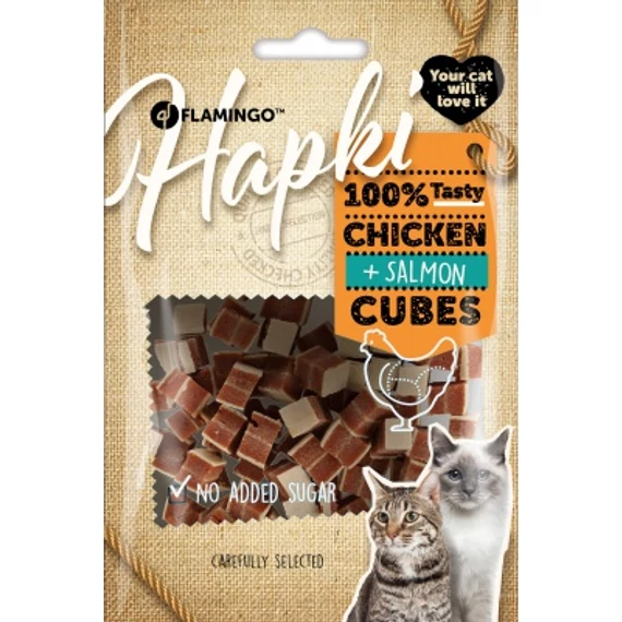 Flamingo Snacks Hapki Kockák macskaeledel 50 g