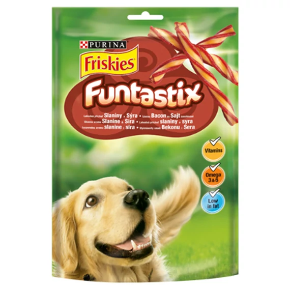 Friskies Dog Funtastix Funtastix bacon és sajt ízesítéssel 175 g