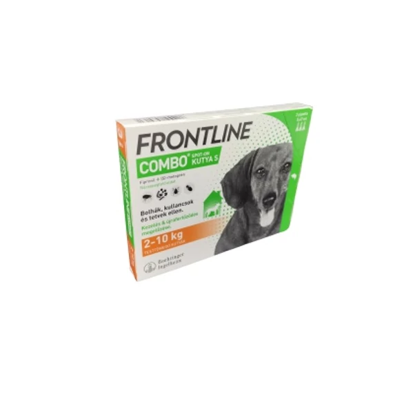FRONTLINE COMBO KUTYA S /2-10 KG/ 3 x 0.67 ml
