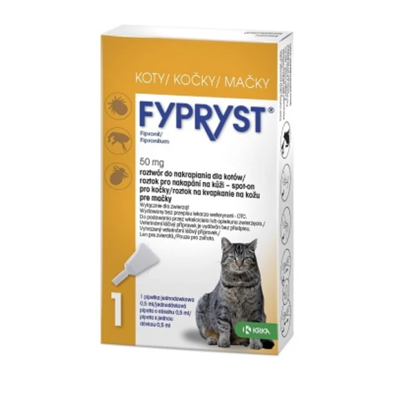 Fypryst rácsepegtető oldat macskáknak 1 db