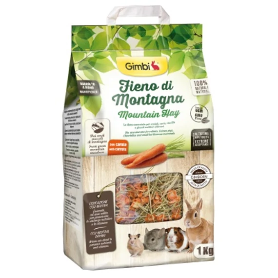 Gimbi Mountain Hay széna répával 1 kg