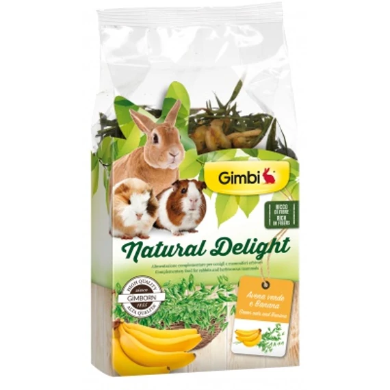 Gimbi Natural Delight zabfű és banán 100 g