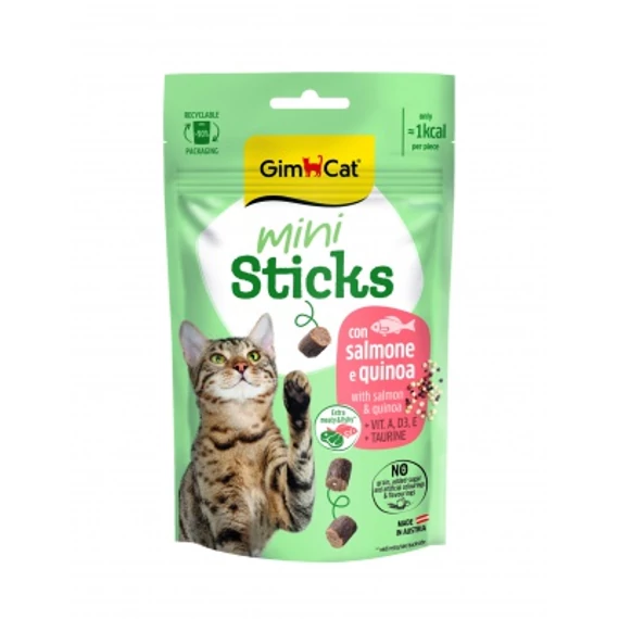 GimCat Mini Sticks - lazac-quinoa 50 g