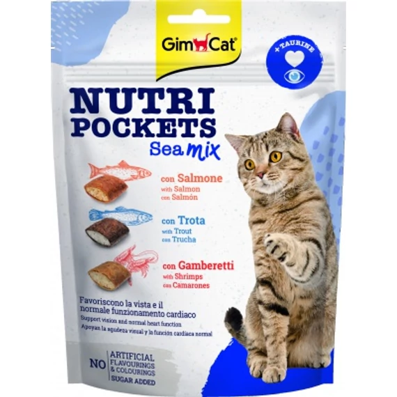 GimCat Nutri Pockets Tengeri Mix 150 g