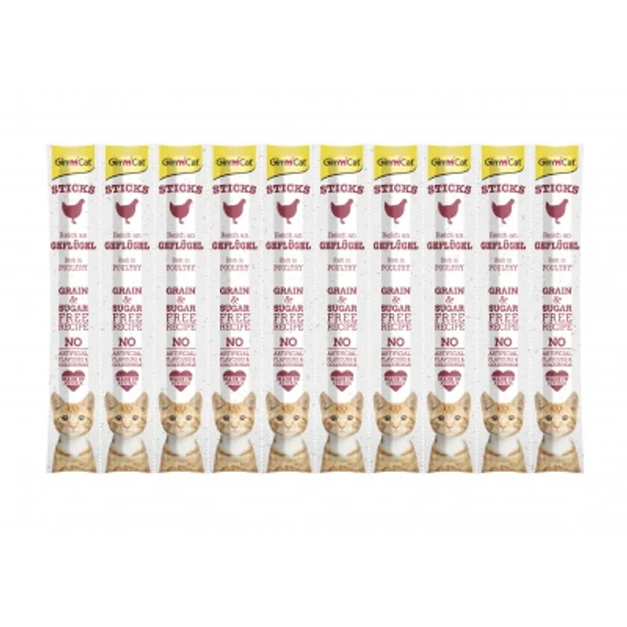 GimCat Sticks - baromfi 10 db