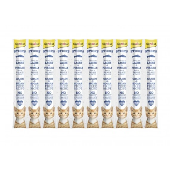GimCat Sticks - lazac-pisztráng 10 db