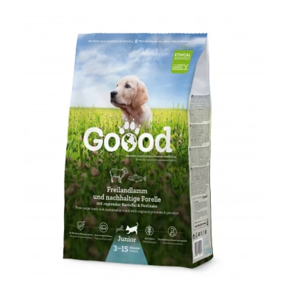 Goood Junior Freilandlamm & Nachhaltige Forelle - bárányos és pisztrángos száraz táp 1.8 kg