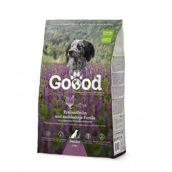 Goood Senior Freilandhuhn & Nachhaltige Forelle - csirkés és pisztrángos száraz táp 10 kg