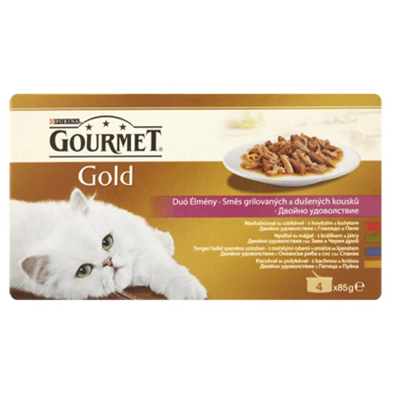 Gourmet Gold Duó élmény multipack 4 x 85 g