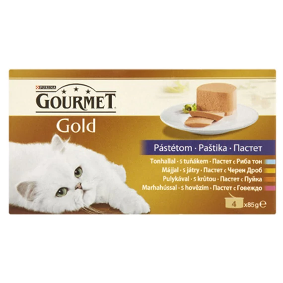 Gourmet Gold Pástétom nedves eledel 4 x 85 g