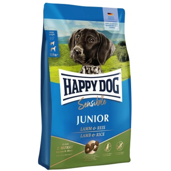 Happy Dog Sensible Junior Lamm & Reis 4 kg