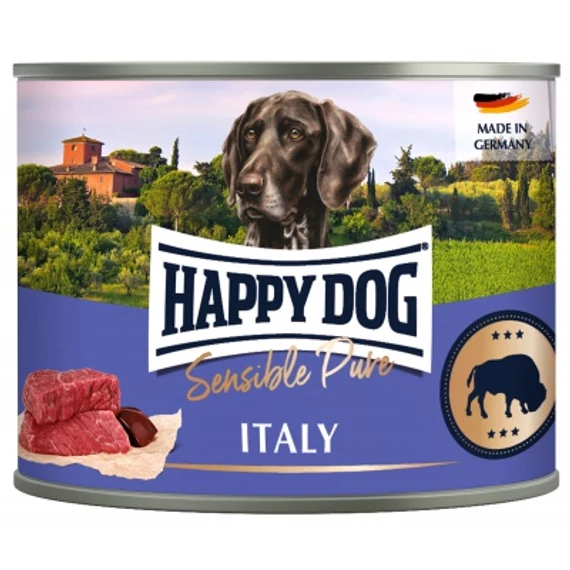 Happy Dog Sensible Pure Italy - Bivaly húsos konzerv 200 g