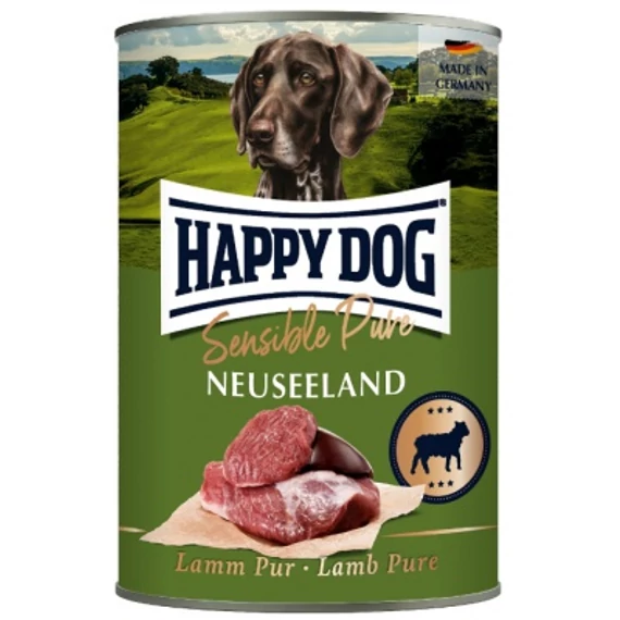 Happy Dog Sensible Pure Neuseeland - Bárányhúsos konzerv 400 g