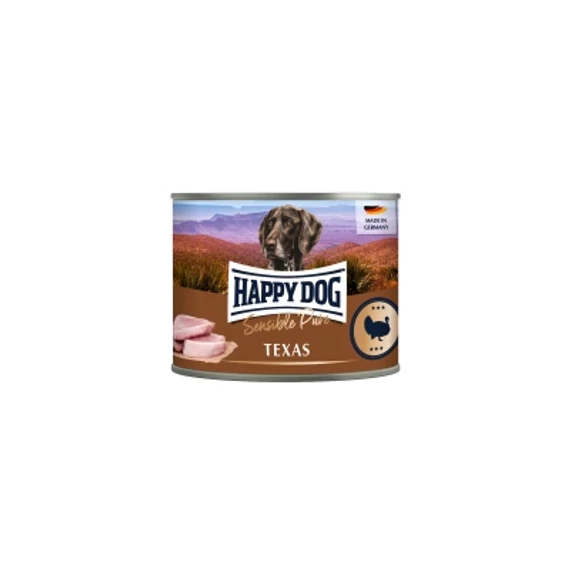 Happy Dog Sensible Pure Texas - Pulykahúsos konzerv 200 g