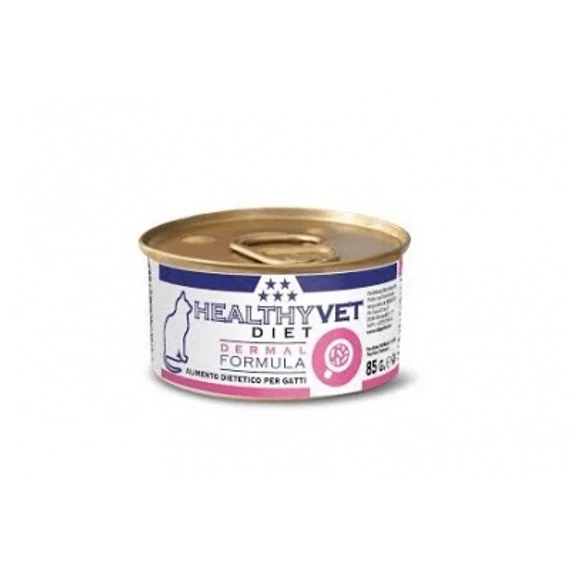 Healthy Vet Diet Cat Dermal - bőr támogatására 85 g