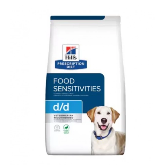 Hill's Prescription Diet d/d Food Sensitivities száraz kutyatáp, kacsa & rizs 4 kg