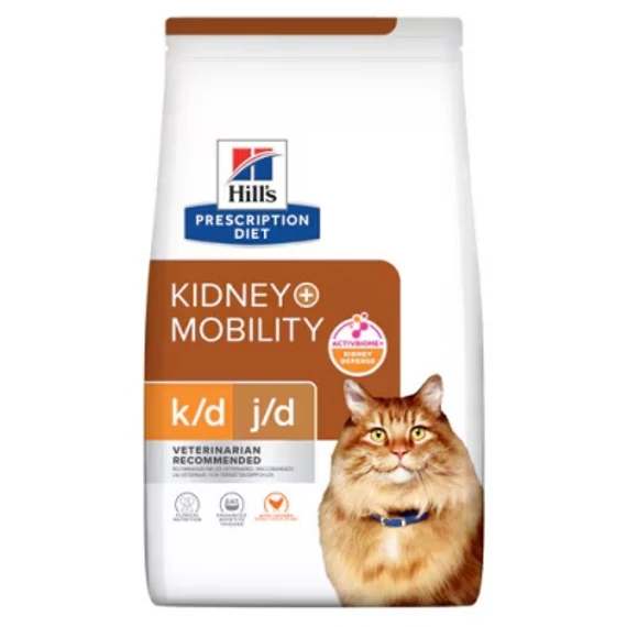Hill's Prescription Diet k/d + Mobility száraz macskatáp 1.5 kg