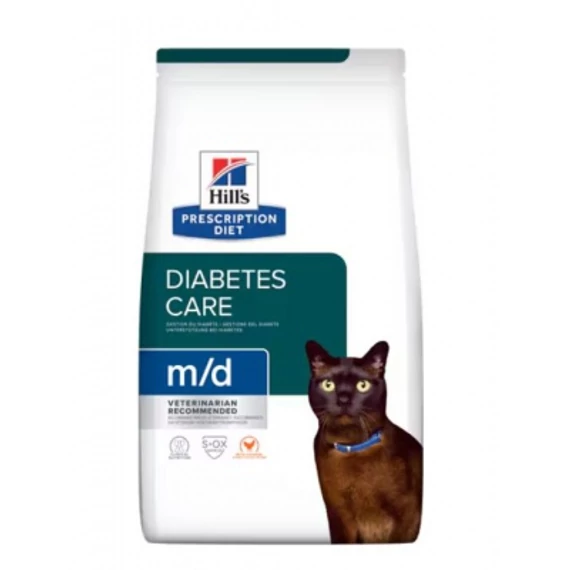 Hill's Prescription Diet m/d Diabetes/Weight Management száraz macskatáp 1.5 kg