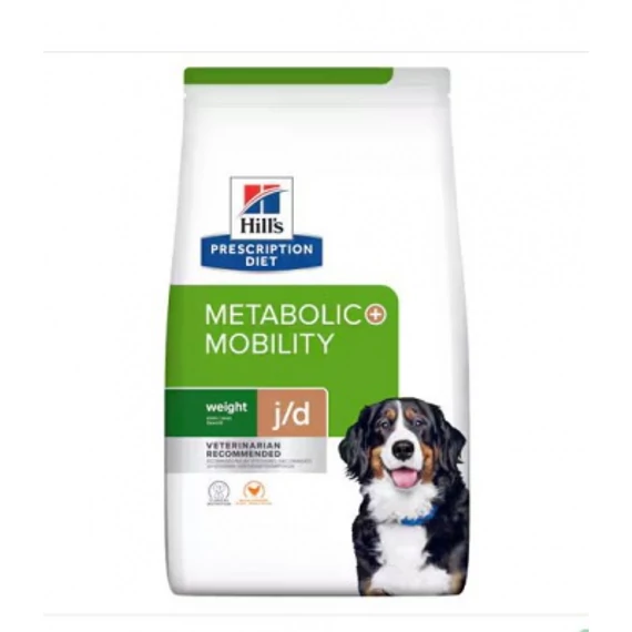 Hill's Prescription Diet Metabolic + Mobility Weight + Joint Care száraz kutyatáp 4 kg