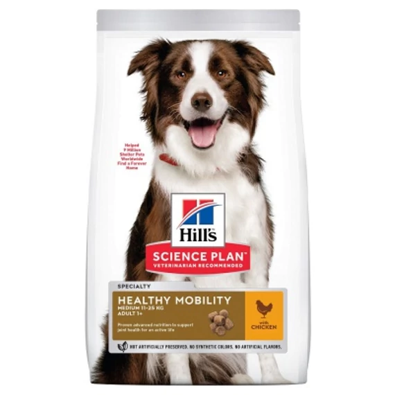 Hill's Science Plan Adult Healthy Mobility Medium száraz kutyatáp 14 kg