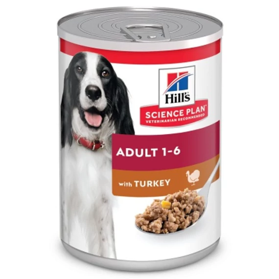 Hill's Science Plan Adult kutyatáp, pulyka - konzerv 370 g
