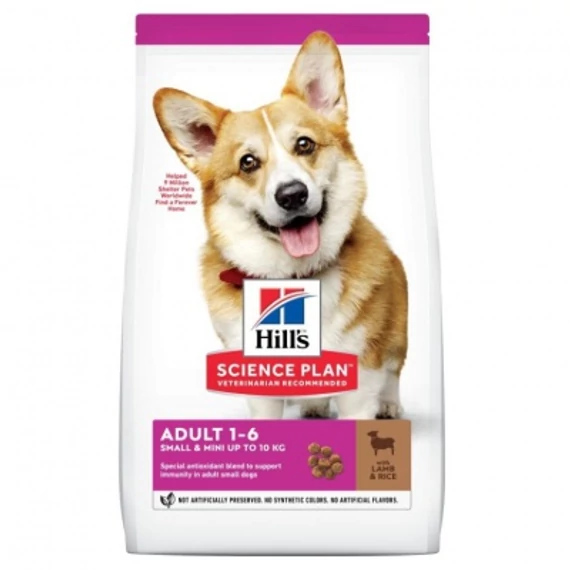 Hill's Science Plan Adult Small & Mini száraz kutyatáp, bárány és rizs 6 kg