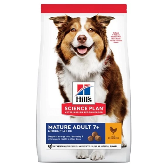 Hill's Science Plan Mature Adult 7+ Medium száraz kutyatáp 14 kg