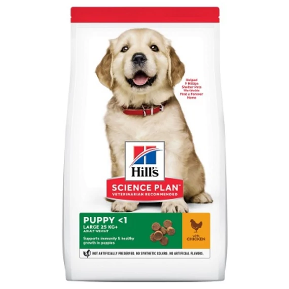 Hill's Science Plan Puppy Large Breed száraz kutyatáp 16 kg