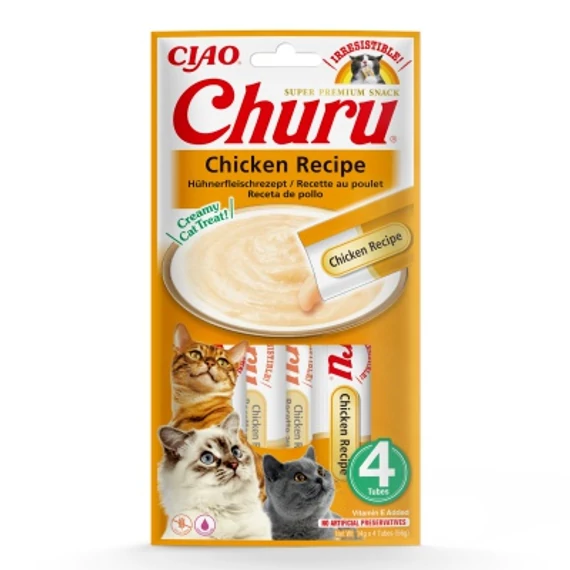 Inaba Cat Churu Püré - csirke 4 x 14 g