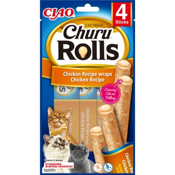 Inaba Cat Churu Rolls - csirke 4 x 10 g